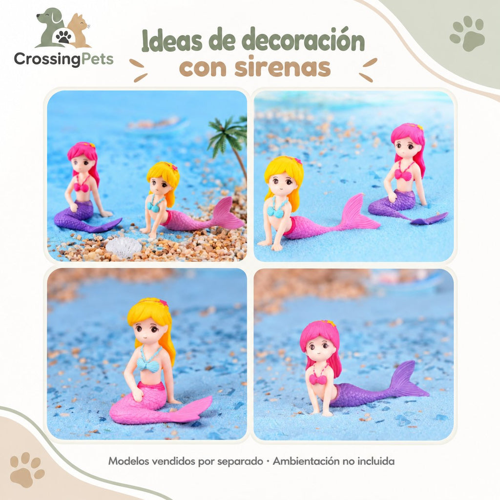 Figuras decorativas de sirena · 7 modelos a elegir — CrossingPets · imagen 10