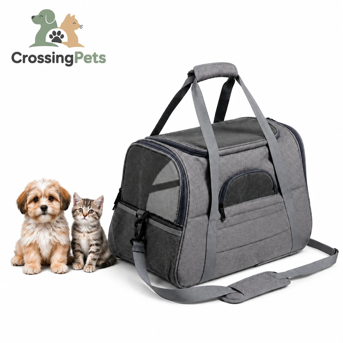 Bolsa transportadora CrossingPets — imagen 1, información en español