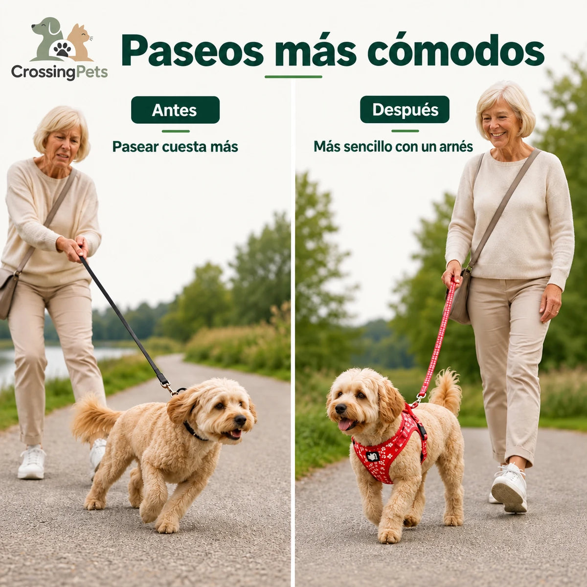 Arnés floral Reflexfit — CrossingPets — imagen 8