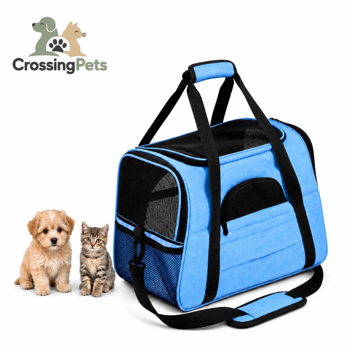 Bolsa transportadora CrossingPets — imagen 2, información en español