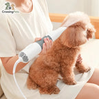 Secador Petdryer en uso con un perro — CrossingPets