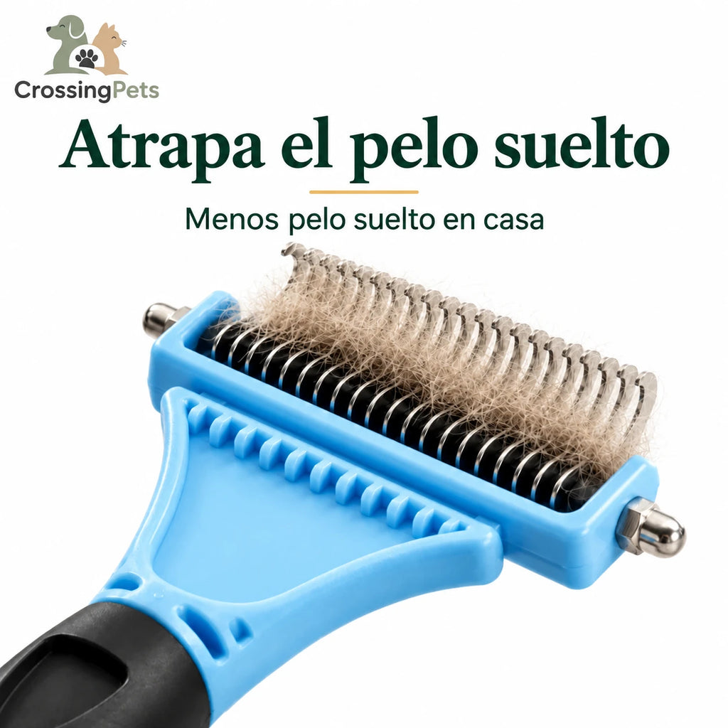 Cepillo quitapelo de doble cara CrossingPets - imagen 12 en español