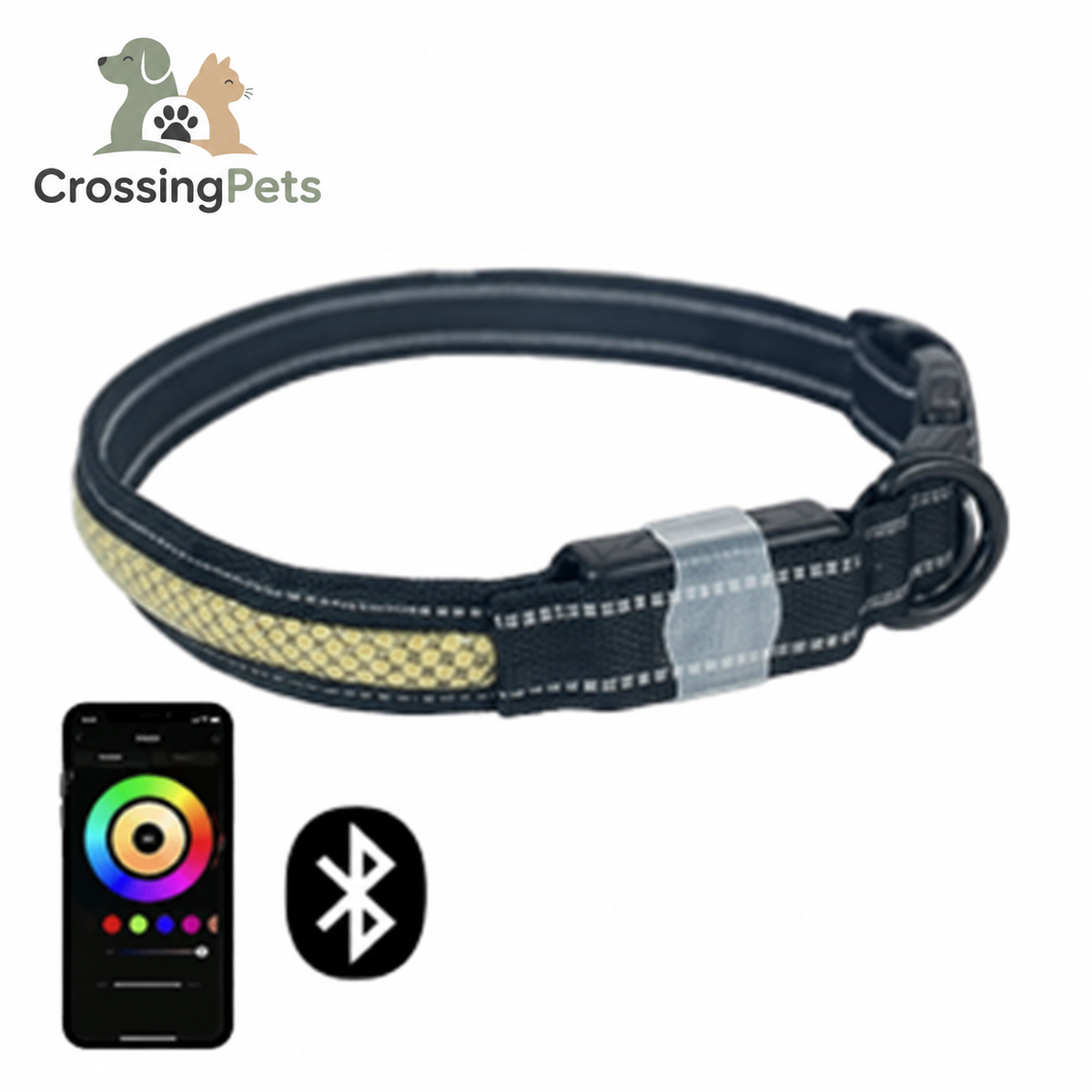 Collar LED Multicolor Premium para Perros