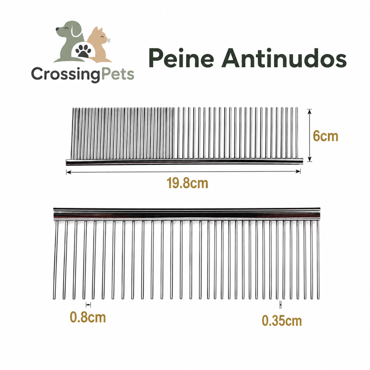 Peine antinudos