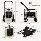 2-in-1-Haustierbuggy
