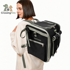 Bolsa transportadora para mascotas usada como mochila — CrossingPets