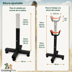 Adjustable hoof stand