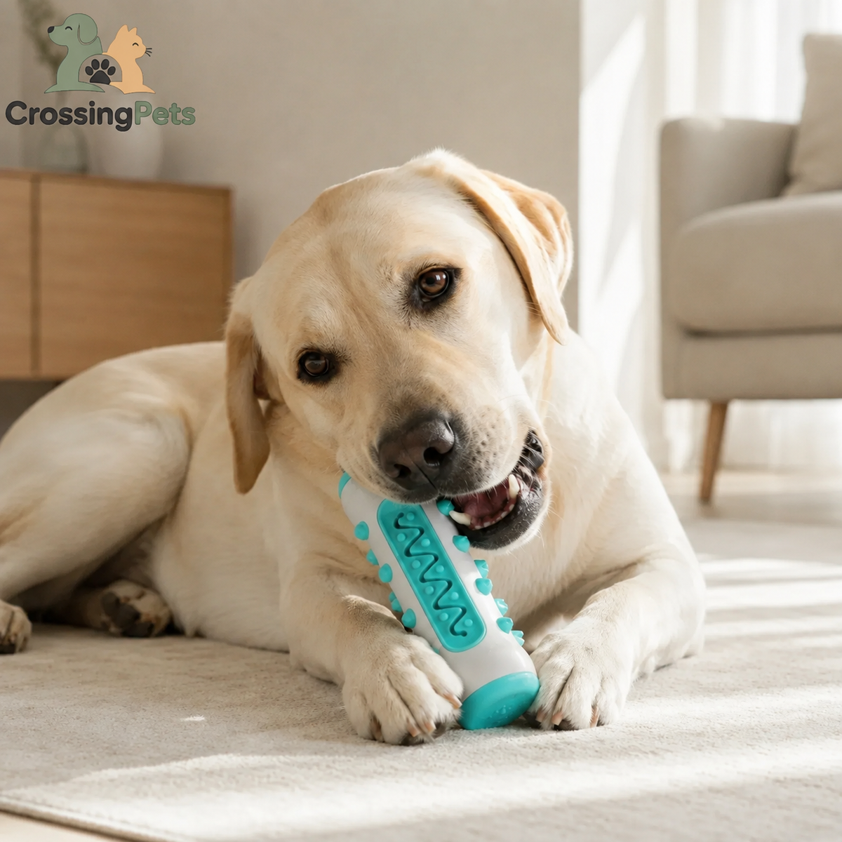 Juguete mordedor dental para perros