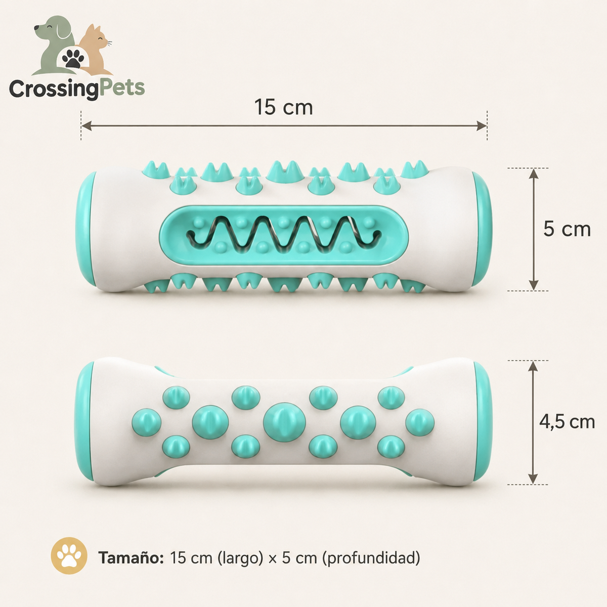 Dental chew toy for dogs