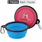 Cuenco de agua portátil plegable