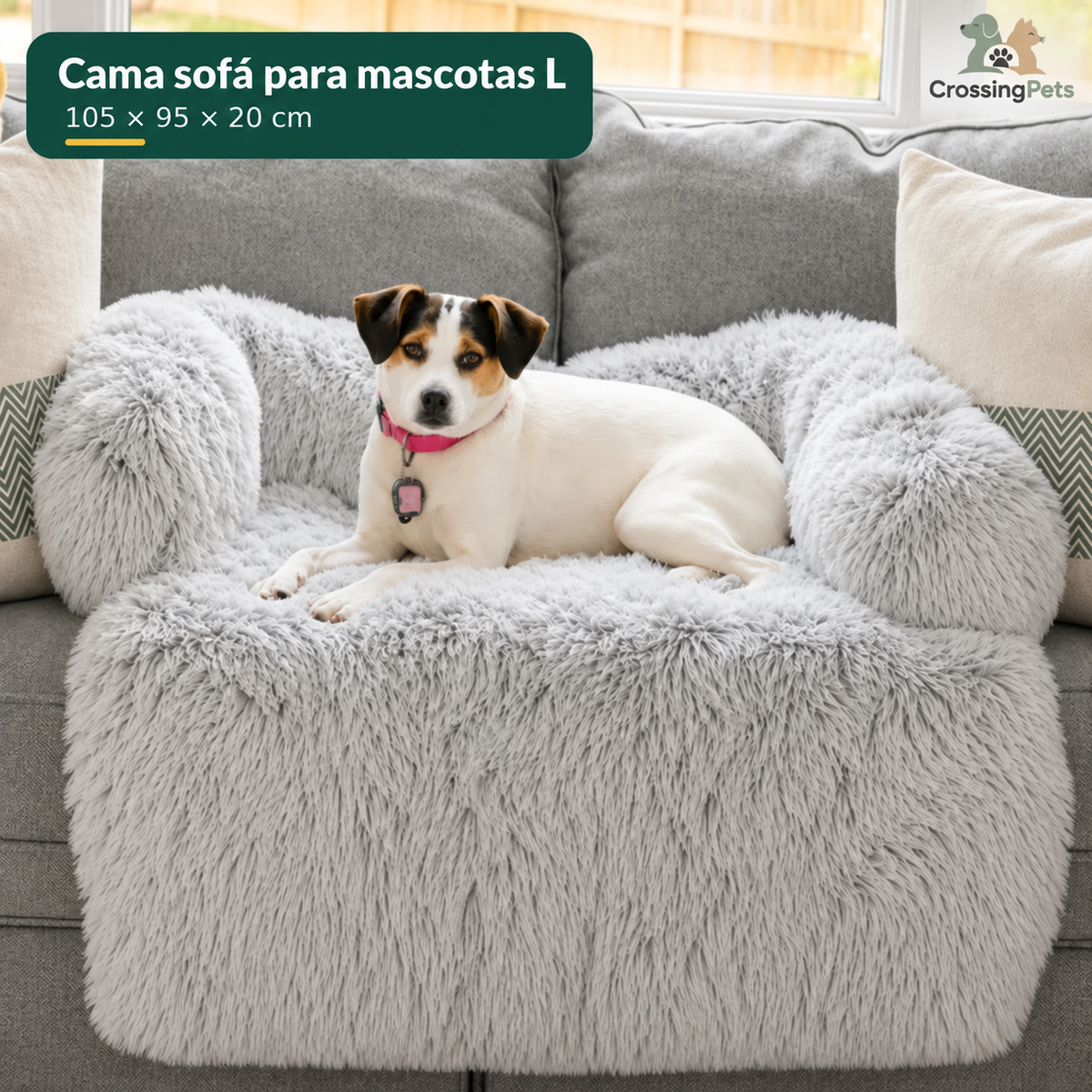 Cama tipo sofá mullida