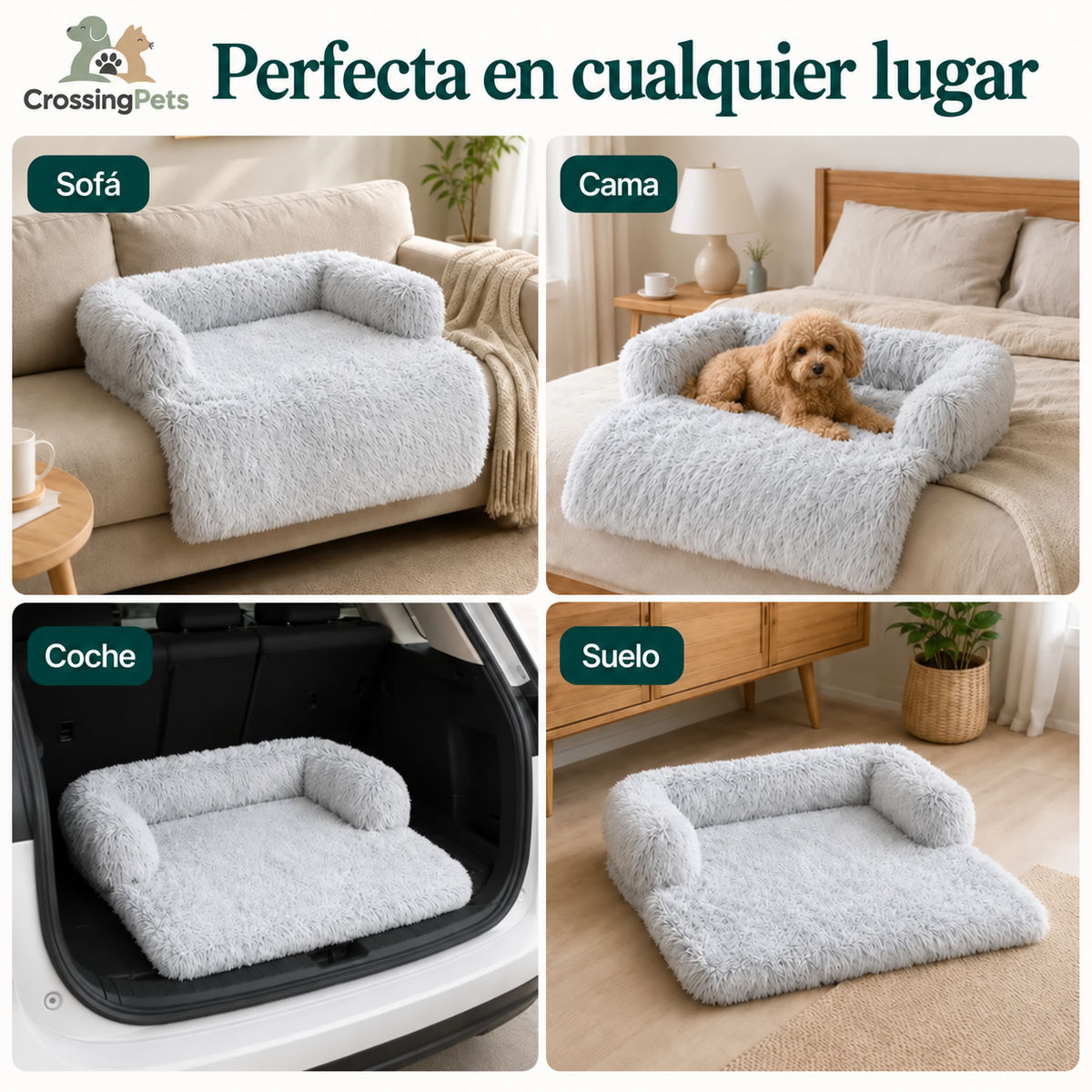 Cama tipo sofá mullida