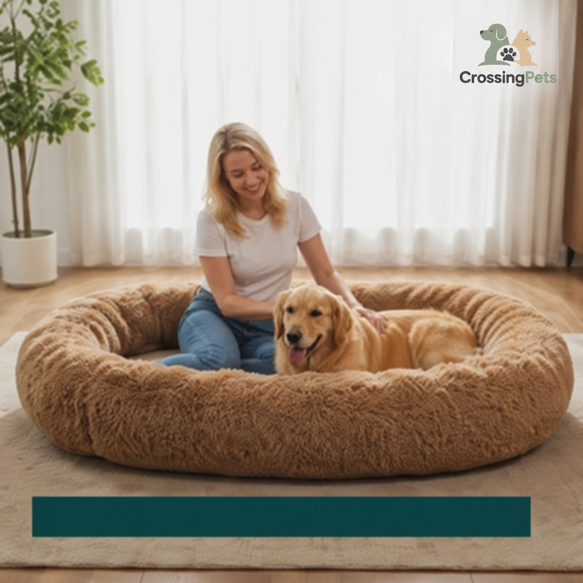 CozyCloud large bed for dogs and people