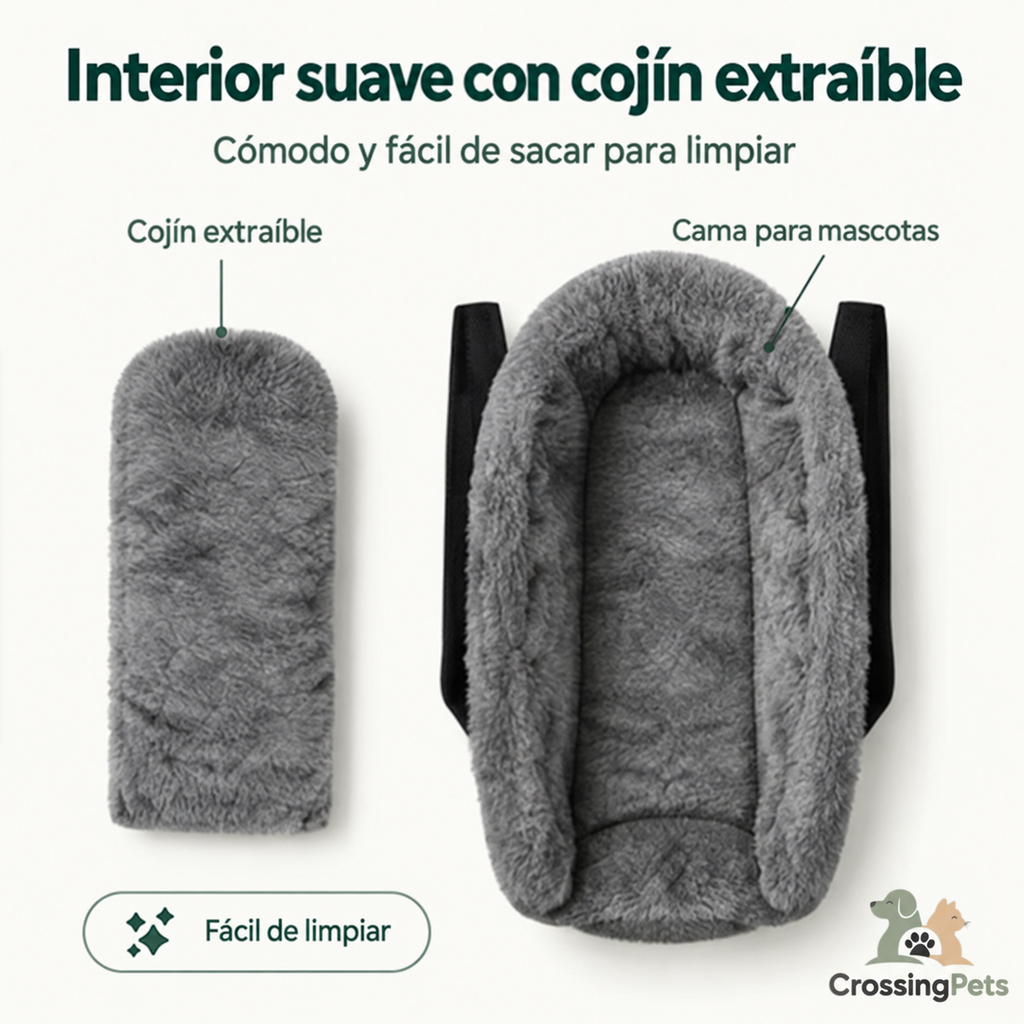 Asiento de coche mullido