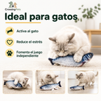 Juguete para gatos con forma de pez