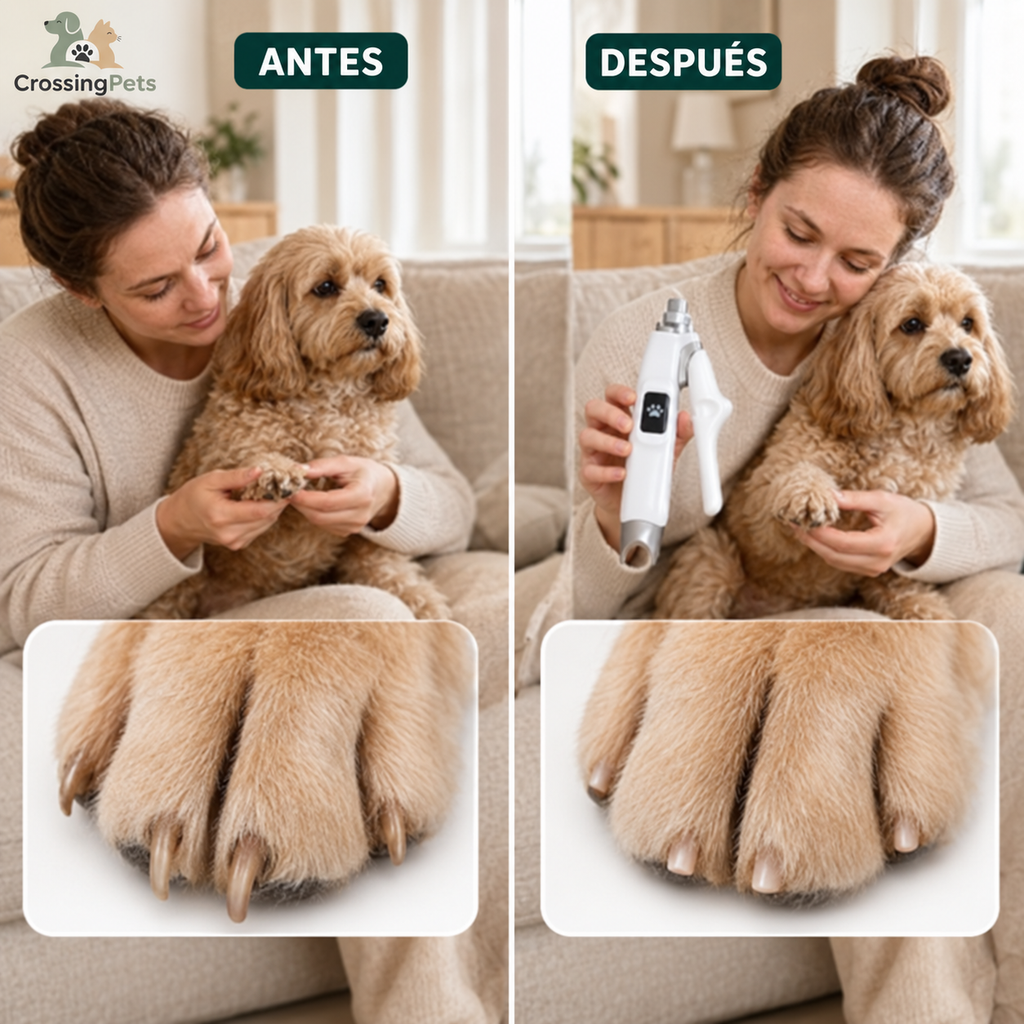 Silvetti 2-in-1 pet nail clippers, file and LED