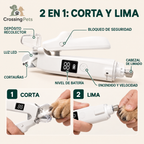 Silvetti 2-in-1 pet nail clippers, file and LED