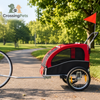 PawHut 2-in-1 bike trailer and stroller