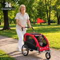 PawHut 2-in-1 bike trailer and stroller