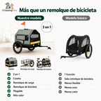 Remolque para bicicleta 3 en 1 de Pawhut