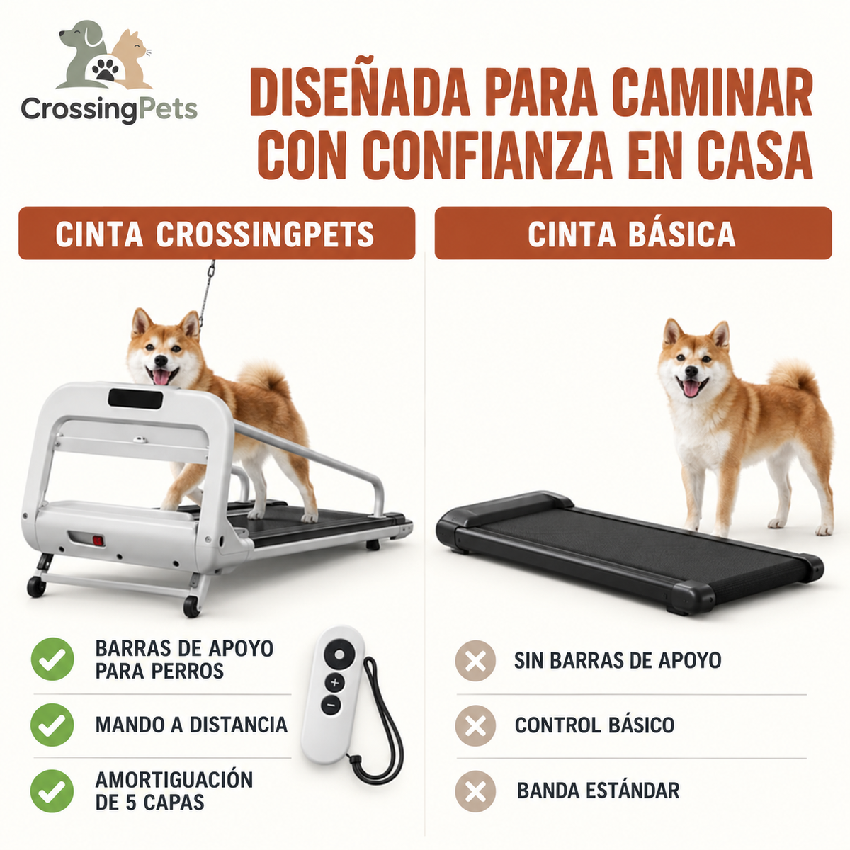 Cinta de correr plegable Pro con mando a distancia