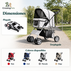 Faltbarer Haustierbuggy