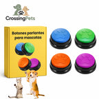 Talking buttons for pets CrossingPets — image 1, information in Spanish