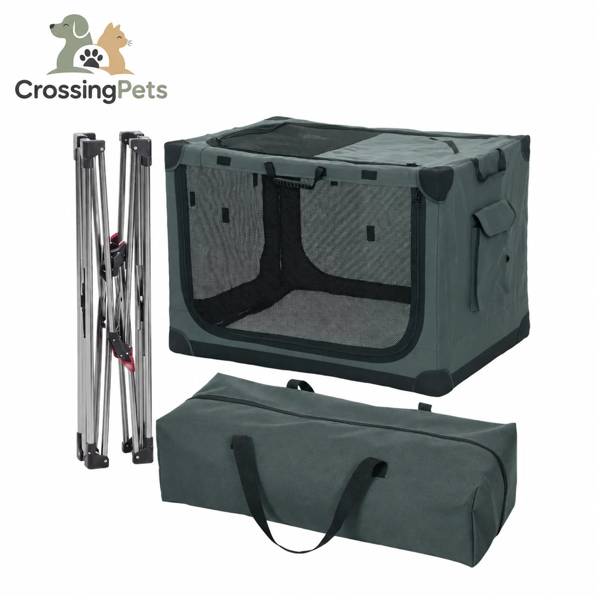PawHut-Faltbox für Hunde — CrossingPets — Bild 13