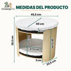 Cama doble tipo lounge para gatos Lunatto de CrossingPets — imagen 3