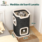 Barril rascador Lunatto CrossingPets — imagen 7, información en español