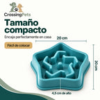 Slowfeeder Pro de CrossingPets: Medidas: 20 × 20 × 4,5 cm