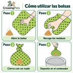 CrossingPets-Kotbeutel — Bild 12, Informationen auf Spanisch