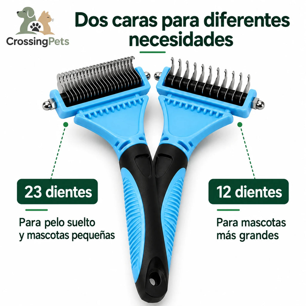 Cepillo quitapelo de doble cara CrossingPets - imagen 9 en español