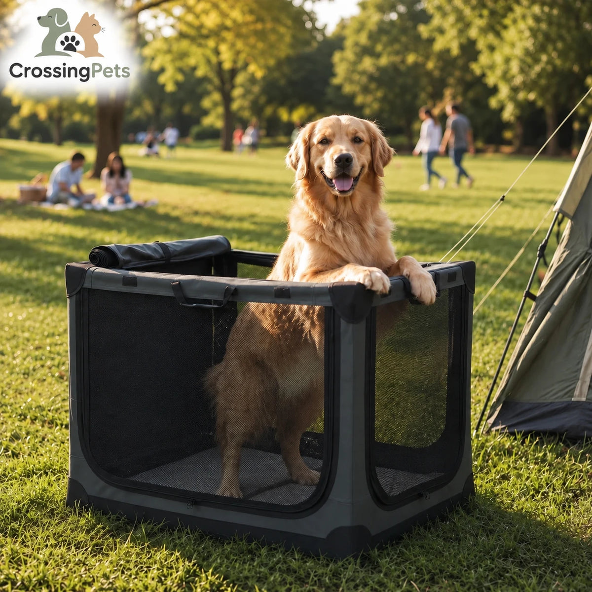 PawHut-Faltbox für Hunde — CrossingPets — Bild 7