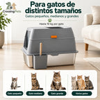 CrossingPets SteelBox litter box — image 8, information in Spanish