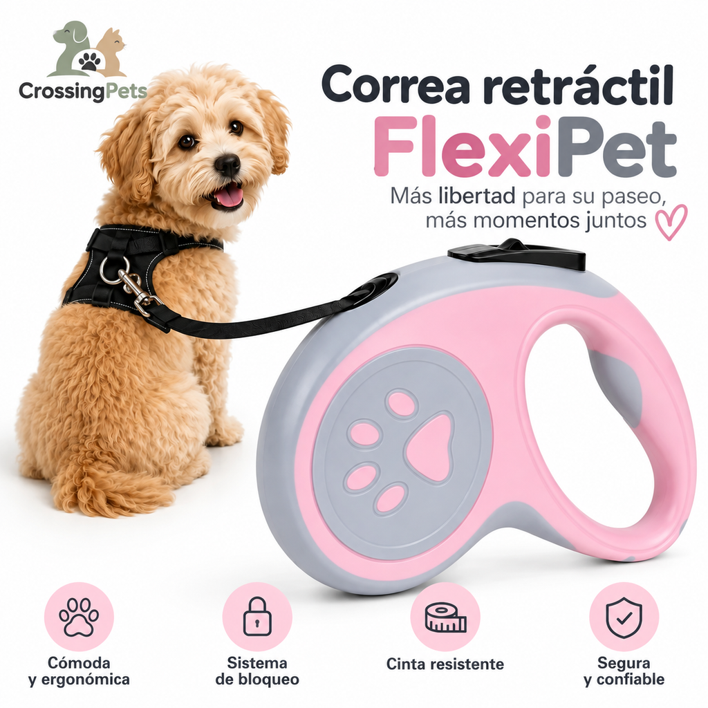 Correa retráctil FlexiPet — imagen 1 — CrossingPets