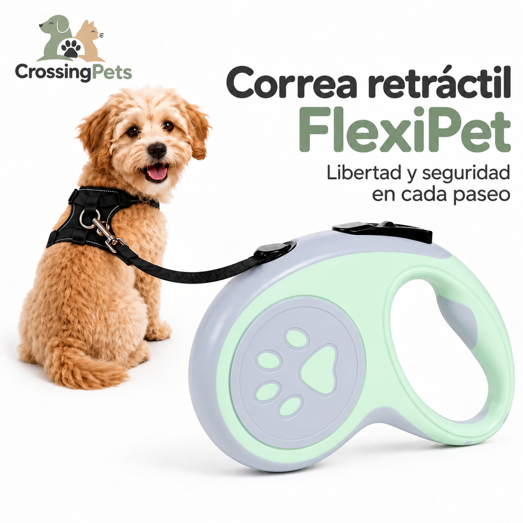 Correa retráctil FlexiPet — imagen 3 — CrossingPets