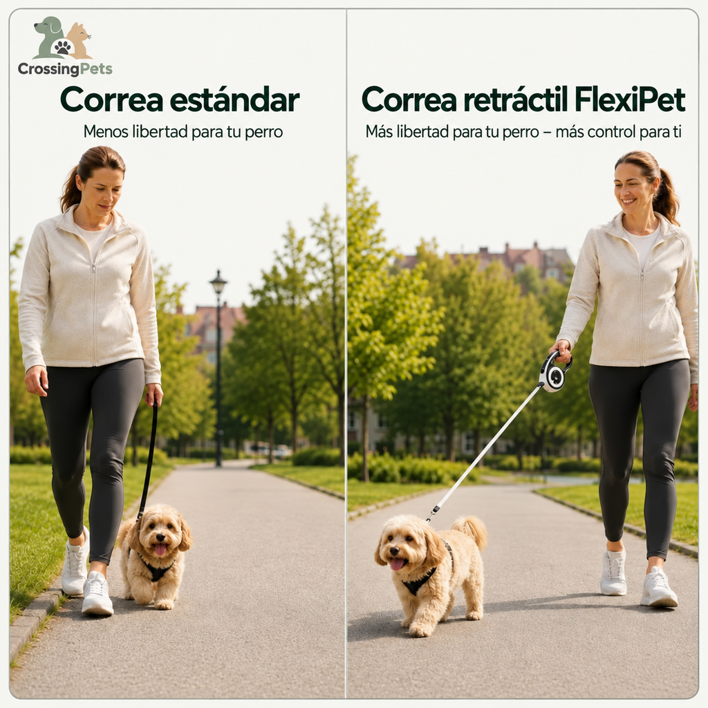 Correa retráctil FlexiPet — imagen 7 — CrossingPets