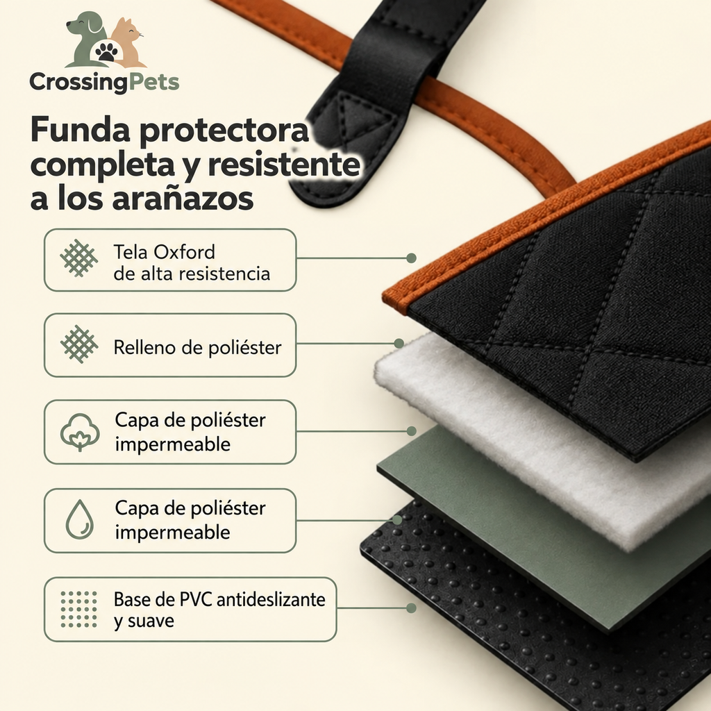 Funda para asiento trasero — imagen 7 — CrossingPets