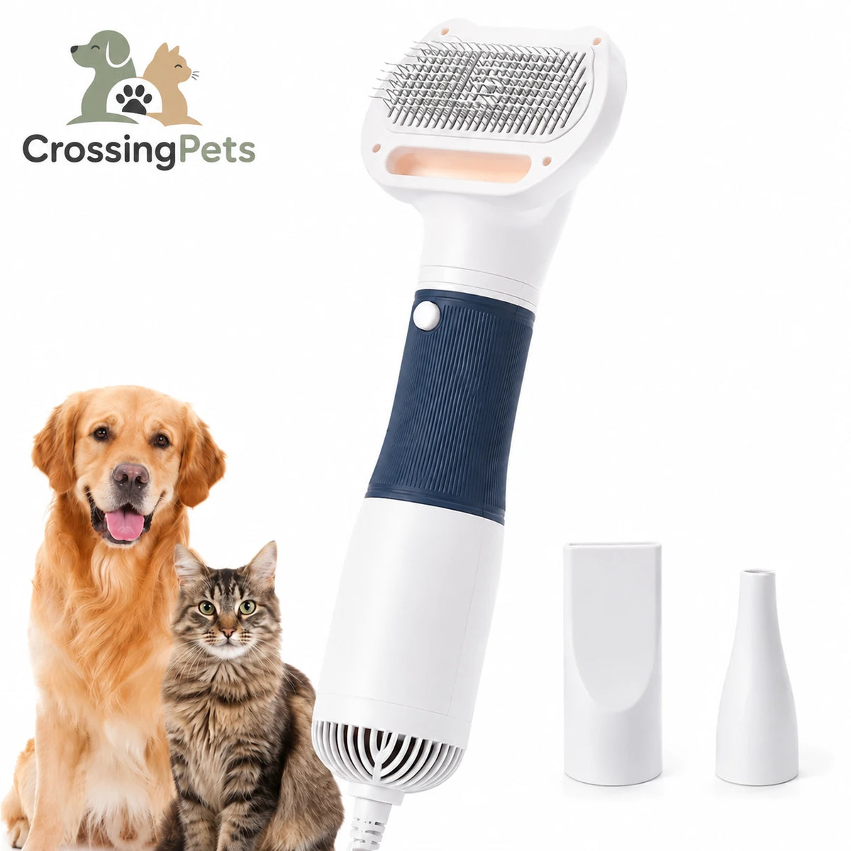 Secador para mascotas Petdryer con cepillo y boquillas — CrossingPets