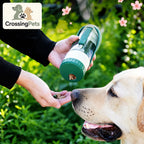 Botella con forma de hoja CrossingPets — imagen 4, información en español