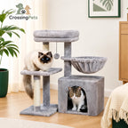 Árboles rascadores bajos para gatos CrossingPets — imagen 1