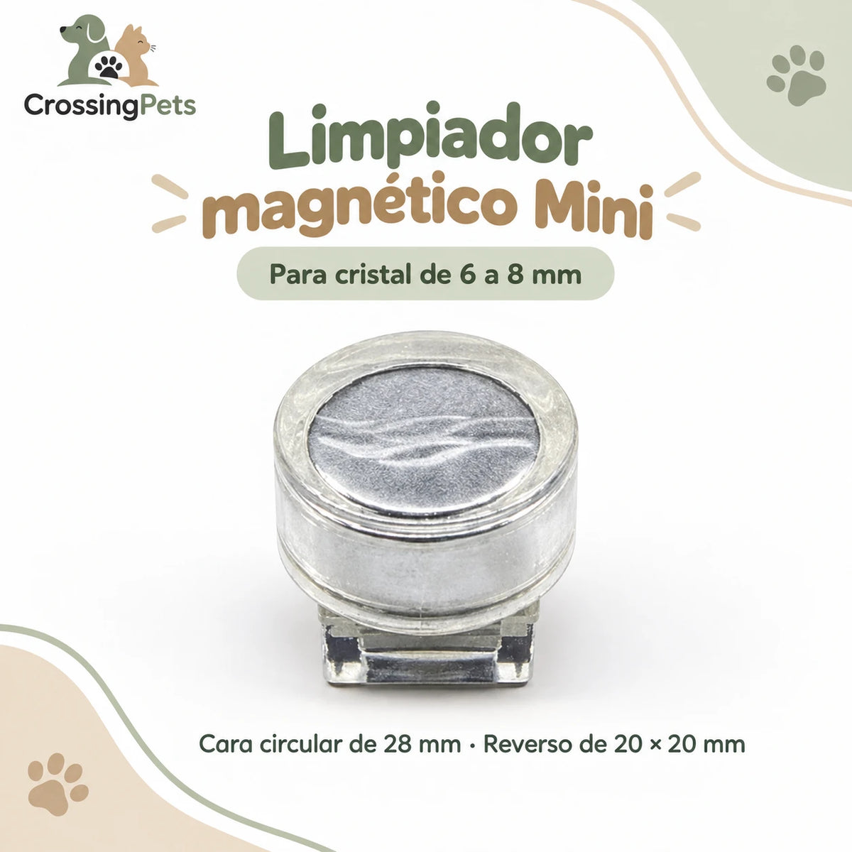 Limpiador magnético de acuario Mini o Nano y recambios — CrossingPets · imagen 3