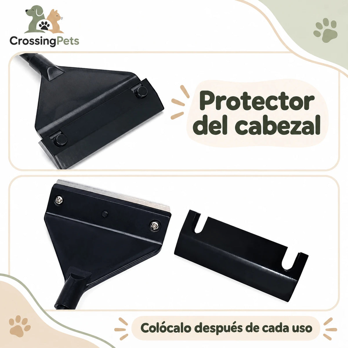 Rascador para cristal de acuario de 35 o 55 cm y cuchillas de recambio — CrossingPets · imagen 6