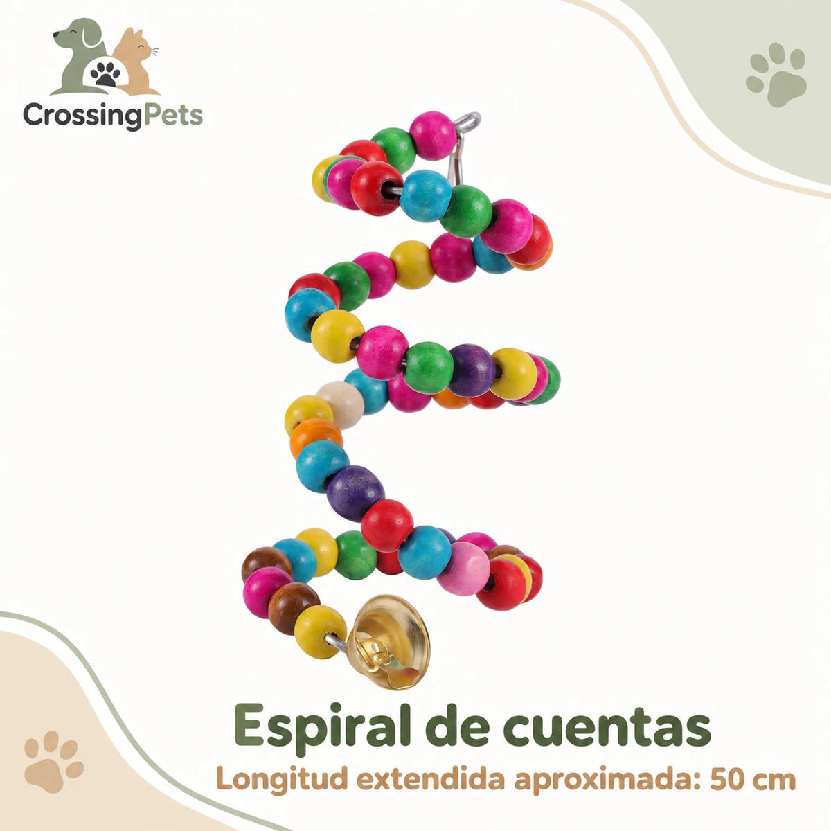 Juguetes y accesorios para aves: columpios, aros y escaleras — CrossingPets · imagen 6