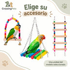 Juguetes y accesorios para aves: columpios, aros y escaleras — CrossingPets · imagen 16