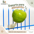 Soporte de dos púas para fruta en jaulas — CrossingPets · imagen 8