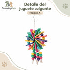 Juguetes colgantes para aves: pack y modelos individuales — CrossingPets · imagen 10