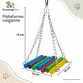 Juguetes y accesorios para aves: columpios, aros y escaleras — CrossingPets · imagen 1