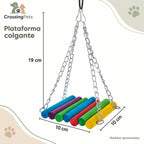 Juguetes y accesorios para aves: columpios, aros y escaleras — CrossingPets · imagen 1